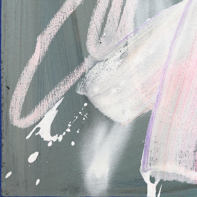 2020s The Bird and the Director - Original Contemporary Figurative Mixed Media Painting on Canvas by Olympio For Sale - Image 5 of 9