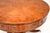 Wood Vintage Regency Style Burr Walnut Drum Table, 1950 For Sale - Image 7 of 12