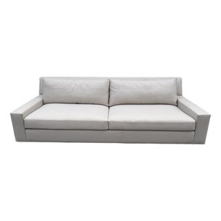 Rh Parisian Track Arm 2-Cushion Sofa 9' | Luxe 44" Depth | Down-Feather Fill | Holland & Sherry Wool Twill | Dove For Sale