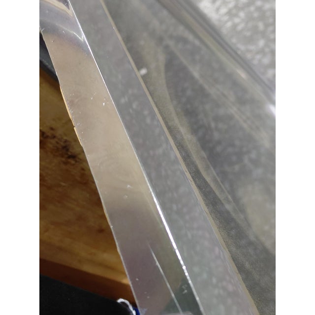 Framed Signed Moshe Gat "Untitled Portrait" Charcoal on Paper For Sale - Image 11 of 13