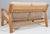 Wood Vintage Two-Seater Sofa in Oak by Hans J. Wegner for Getama, 1970s For Sale - Image 7 of 9
