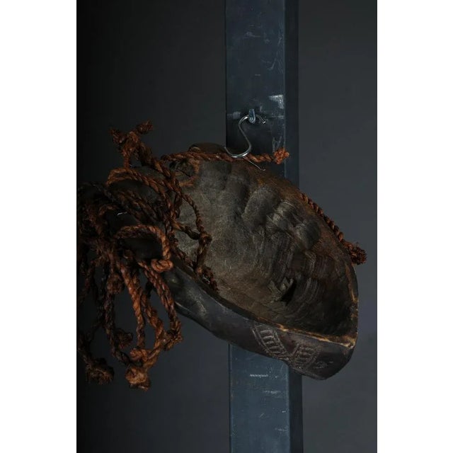 Antique Carved Wood Mask For Sale - Image 9 of 10