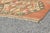 Terra Cotta 1960s Turkish Rustic Style Geometric Design Vintage Kilim Rug For Sale - Image 8 of 13