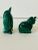 Handcarved animalistic figurines from beautiful malachite natural stone.
