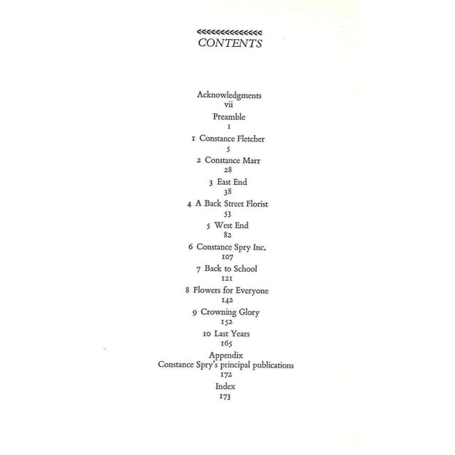"Constance Spry, a Biography" 1975 Coxhead, Elizabeth For Sale - Image 4 of 12