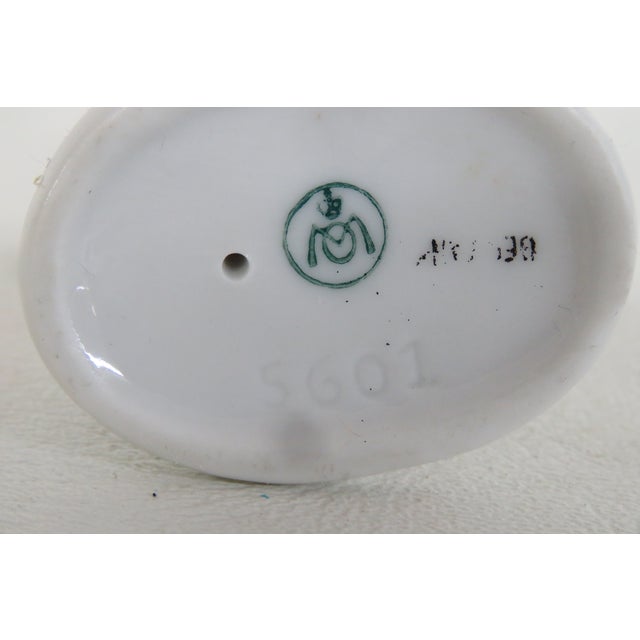 Early 20th Century Metzler and Ortloff Dalmatian No 5601 Porcelain Dog Miniature Figurine 4523b For Sale - Image 9 of 16
