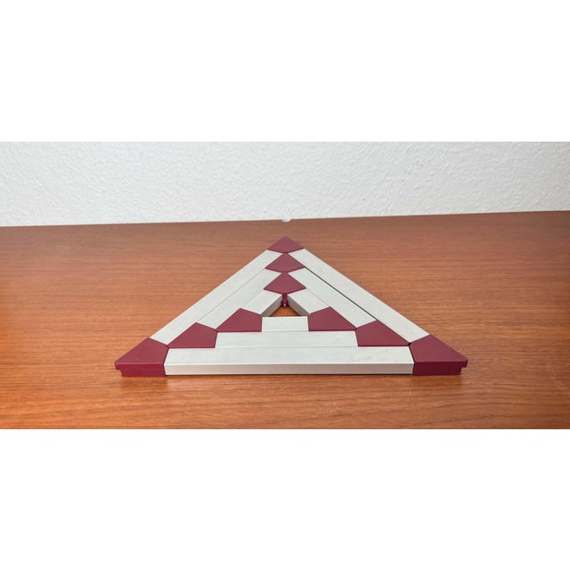 Vintage Danish Triangular Trivet Coasters by Jorgen Meldgaard for Menu, 1980s, Set of 3 For Sale - Image 6 of 12