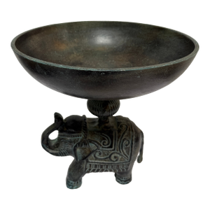 Bronze Elephant Jardinière, Vintage