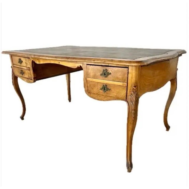 Louis XV Fruitwood Bureau Plat - Writing Desk For Sale - Image 4 of 16