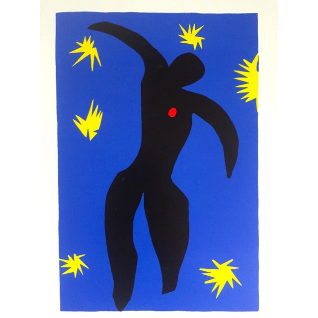 Paper After Henri Matisse Vintage 1991 Jazz Portfolio Lithograph Print " Icare / Icarus " 1947 For Sale - Image 7 of 7