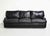 Transitional Vintage Black Leather 3 Seater Sofa by Hancock and Moore For Sale - Image 3 of 12