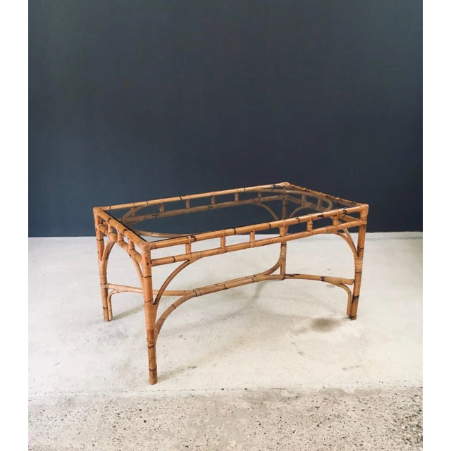 Mid-Century Modern Mid-Century Chippendale Bamboo Dining Table, Italy, 1960s For Sale - Image 3 of 18