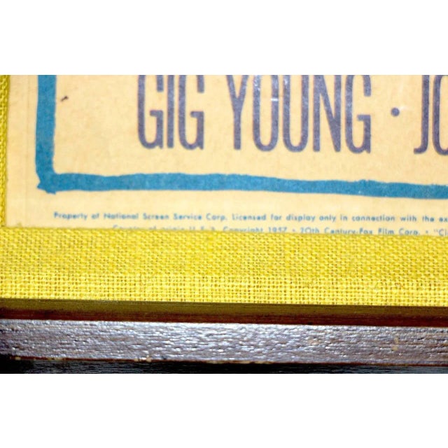 1950s Original Dated & Numbered Tracy And Hepburn 1957 Movie Poster "Desk Set" For Sale - Image 4 of 5