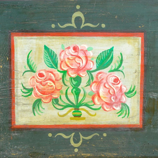 Folk Art Bridal Chest, 1795 For Sale - Image 14 of 16