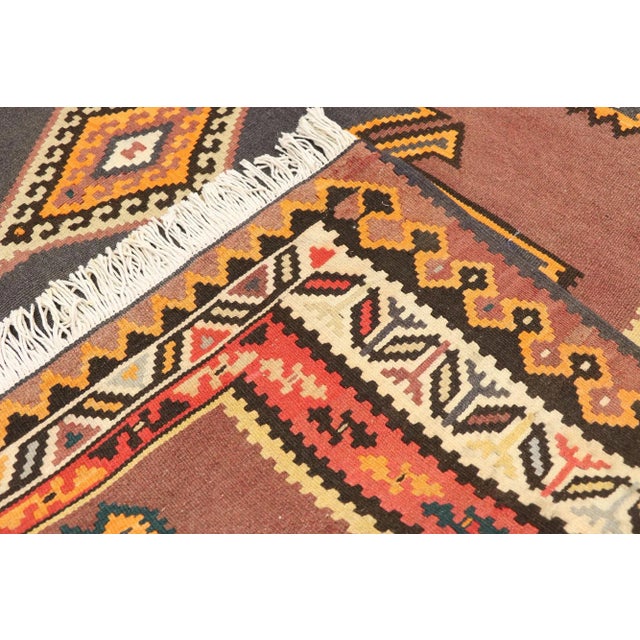 Late 20th Century Vintage Turkish Kilim Rug - 05'06 X 10'00 For Sale - Image 5 of 9