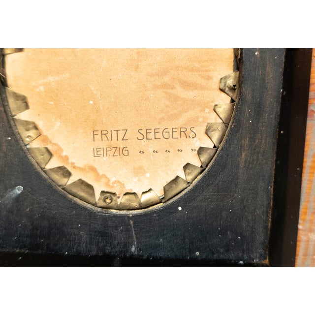 Wood 19th Century Miniature Water Portrait of Isabella Clara Eugenia After Frans Pourbus For Sale - Image 7 of 7