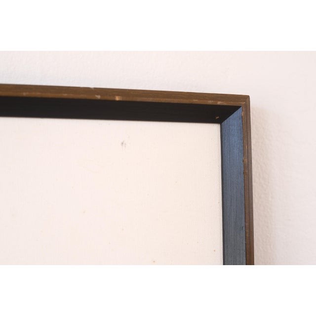 Mid Century Asian Seaside Village Watercolor Painting For Sale - Image 14 of 15