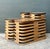 Vintage Stacked Rattan Side Tables After Frankl - A Pair For Sale - Image 4 of 12