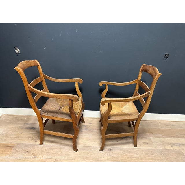 French Provençal Style Armchairs, Set of 2 For Sale - Image 3 of 9