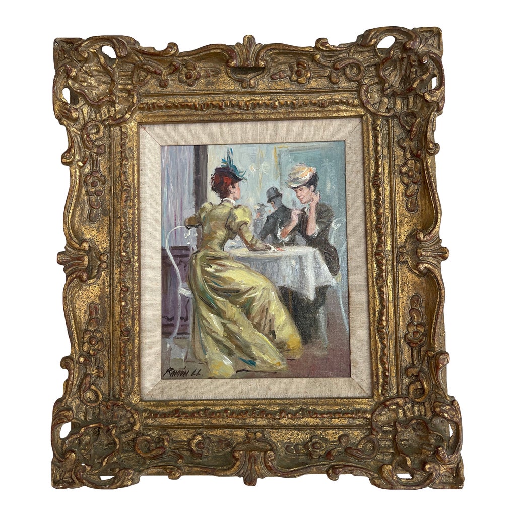 Rodolphe Planquette【夕暮れのシャラント】　印象派 Vintage French Paintings | Chairish