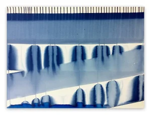 Contemporary Abstract Ink on Paper Painting "Hangar (Ref 20193)" by Martin Reyna