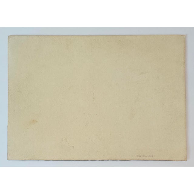 1940 Frank Wesley New Baby Village Landscape For Sale - Image 4 of 5