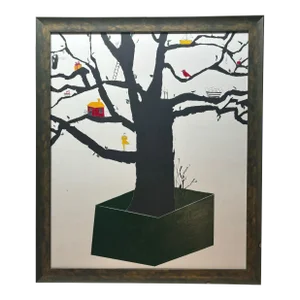 Judy Kermis Blotnick 'tree of Life' Modern Comtemporary Woman Painting