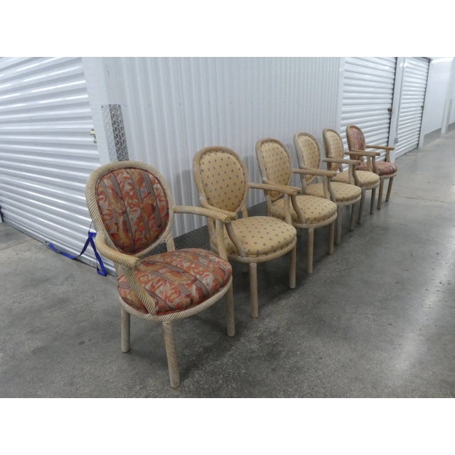 Italian 1970s Vintage Signed Italian Marcello Mioni Dining Chairs - Set of 6 For Sale - Image 3 of 13