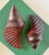 Vintage Large Carved Ironwood Conch Shell Sculpture Objects, a Pair For Sale - Image 16 of 16