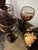 Vintage Mid Century Smoky Grey Glass Pitcher/Decanter With 6 Matching Goblets - 7 pcs For Sale - Image 4 of 6