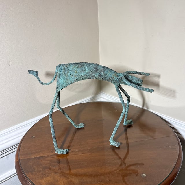 Brutalist Early 21st Century Bronze Artist Made Brutalist Style Bull For Sale - Image 3 of 7