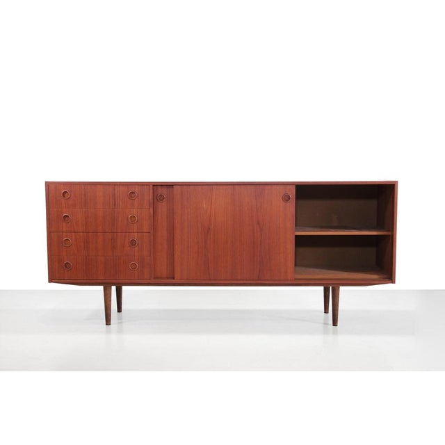 Vintage Danish Sideboard in Teak, 1960s For Sale - Image 3 of 7