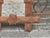 Petite Turn of the Century French Brown Tramp Art Mirror with Protruding Corners For Sale - Image 9 of 12