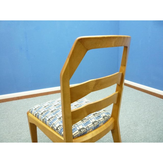 1930s Anthroposophical Dining Chair in Limewood by Felix Kayser for Schiller Möbel For Sale - Image 5 of 11
