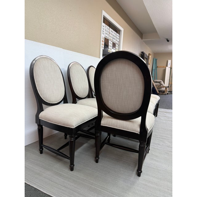 Alexandre Furniture Co. Louis XVI Style Dining Chairs, Set of Eight For Sale - Image 10 of 13