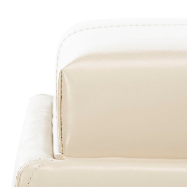 2020s Single Tray Ottoman in Flat Cream For Sale - Image 5 of 7