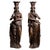 Neapolitan Artist, Large Greek Style Caryatids, 1980s, Bronze, Set of 2 For Sale - Image 6 of 6