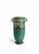 Roseville Pottery 1932 Arts & Crafts Roseville Pottery Green "Baneda" Double-Handled Ceramic Vase - Shape 592-7 For Sale - Image 4 of 6