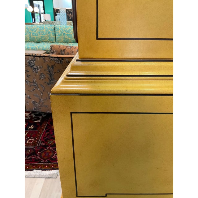 Chinoiserie 1970s Vintage Baker Chinoiserie Highboy For Sale - Image 3 of 9