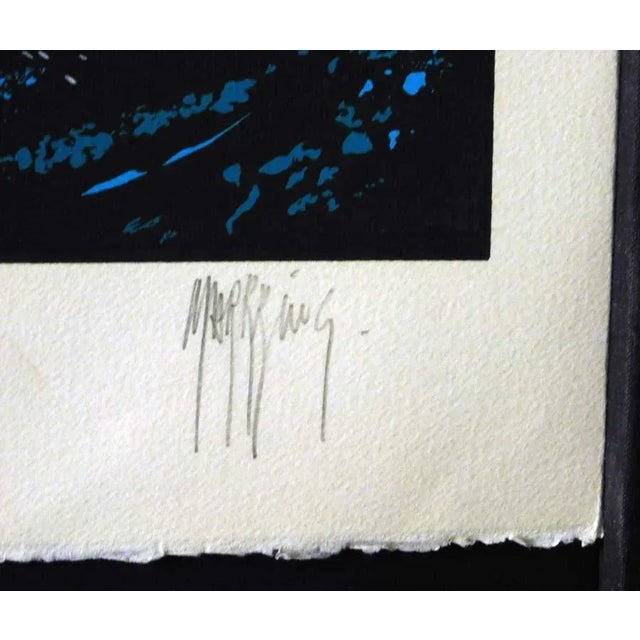 Impressionist Mark King "Sailing" Ocean Hand Signed Original Limited Edition Serigraph For Sale - Image 3 of 5