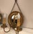 Wood Pair of Mirrored and Giltwood Two Light Bullseye Sconces NYC, circa 1910 For Sale - Image 7 of 14