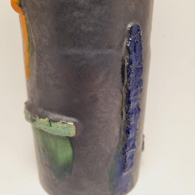 Ceramic Vase with Geometric Decoration, 1960s For Sale - Image 13 of 14