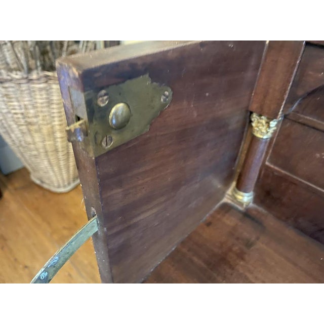 Wood Dutch Cabinet Desk with Drawers, 1850s For Sale - Image 7 of 17