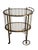 1950's French Maison Baguès Brass & Glass Two Tier Bar Cart, Attributed For Sale - Image 9 of 10