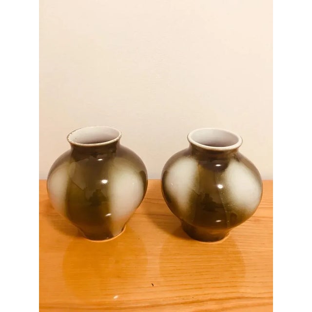 Czech Ceramic Vases from Ditmar Urbach, 1975, Set of 2 For Sale - Image 6 of 9