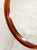 1960s Round Mirror in Teak by Uno & Östen Kristiansson for Luxus, 1960s For Sale - Image 5 of 9