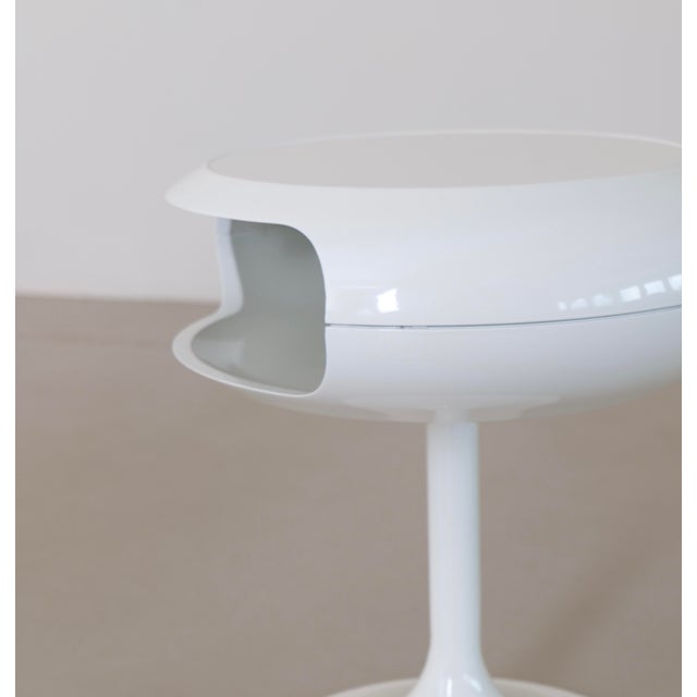 Space Age Fiberglass Bedside Tables from Opal Möbel, 1970s, Set of 2 For Sale - Image 3 of 7