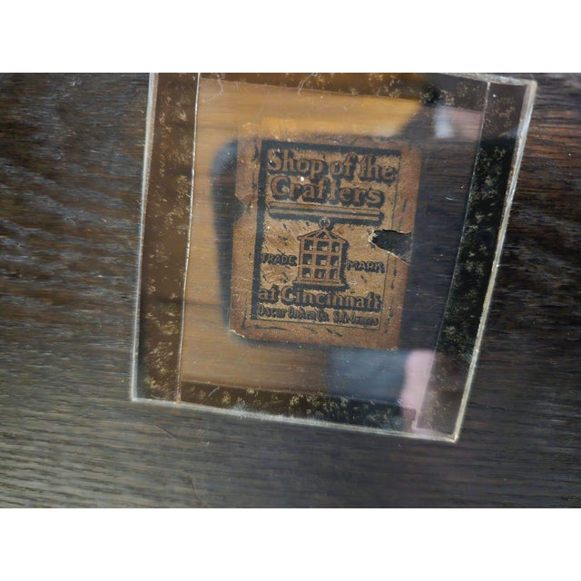 Marked Down--1910s Oscar Onken Co. Arts & Crafts-Style Writing Desk For Sale - Image 4 of 10