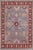 Blue Rustic Kazak Light Blue/Red Wool Rug - 8'1''x9'7'' For Sale - Image 8 of 10