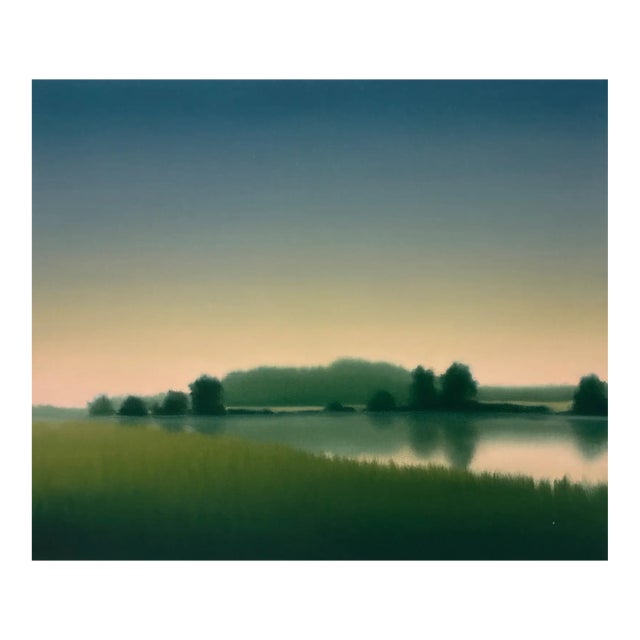 Late 20th Century, Untitled (Landscape), Contemporary, Giclee on Fine Art Watercolor Paper, Artist Jacob Cooley For Sale